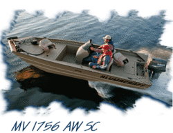 Alumacraft Boats MV 1756 AW River Runner Fishing Boat