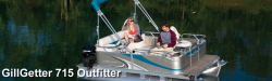 2013 - Gillgetter Pontoon Boats - 715 Outfitter