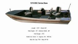2012 - Voyager Boats - 1570 BSC Bass