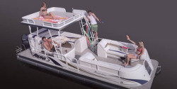 2015 - Aloha Pontoon Boats - Paradise Series 250 Sundeck
