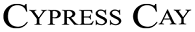 Cypress Cay Boats Logo