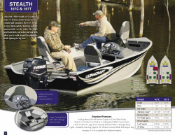 2012 - Misty Harbor Boats - Stealth 167C