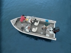 MonArk Boats Sport 1702 Dual Console Fishing Boat