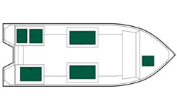 Polar Kraft Boats V1778 WT Multi-Species Fishing Boat