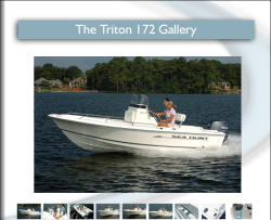 Sea Hunt Boats Triton 172 Center Console Boat