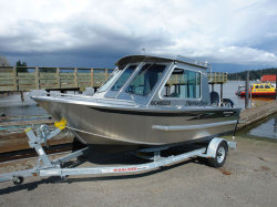 17' Carmanah Hard Top Aluminum Boat - Hand Crafted by Silver Streak
