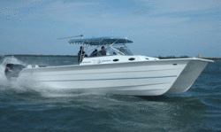 Twin Vee Powercats 36 Sport Console Walkaround Boat