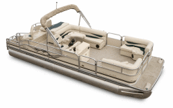2009 - Weeres Pontoon Boats - Family Fish Deluxe 240 Tritoon